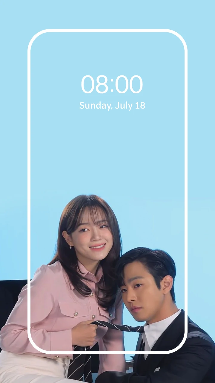 Korea Drama Couple Wallpaper screenshot
