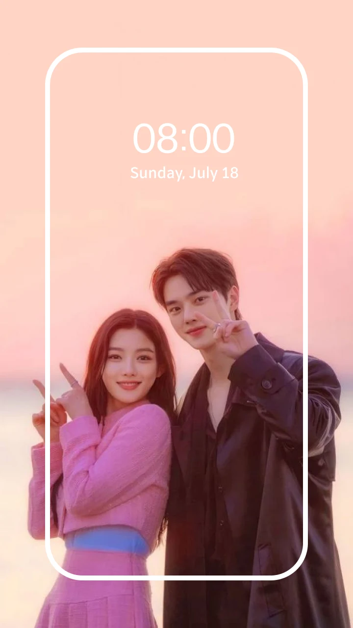 Korea Drama Couple Wallpaper screenshot