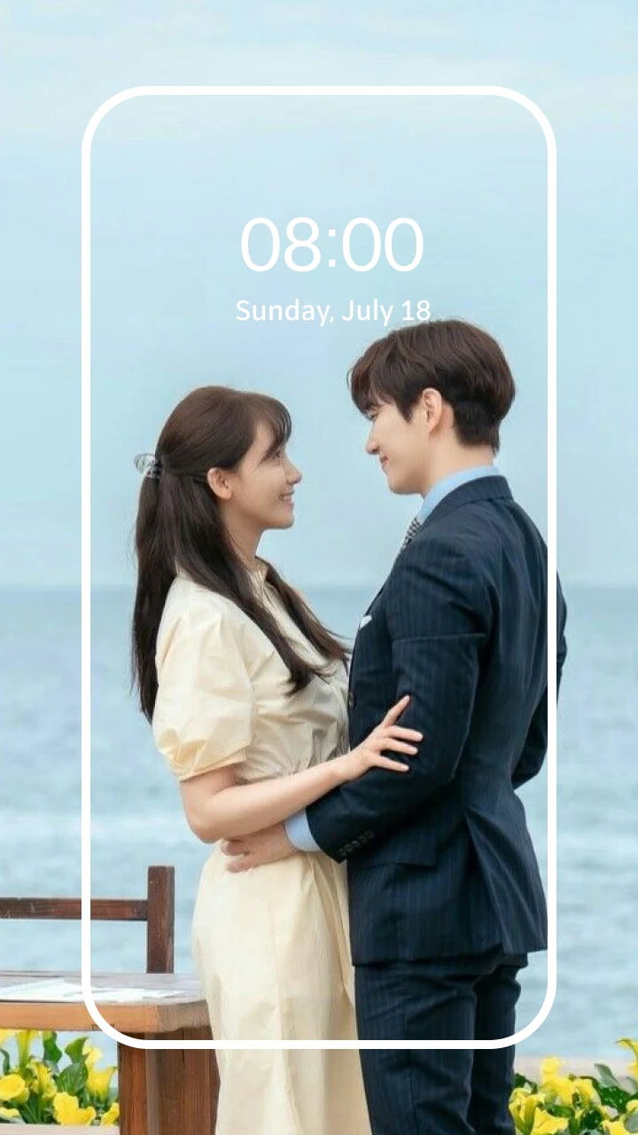 Korea Drama Couple Wallpaper screenshot